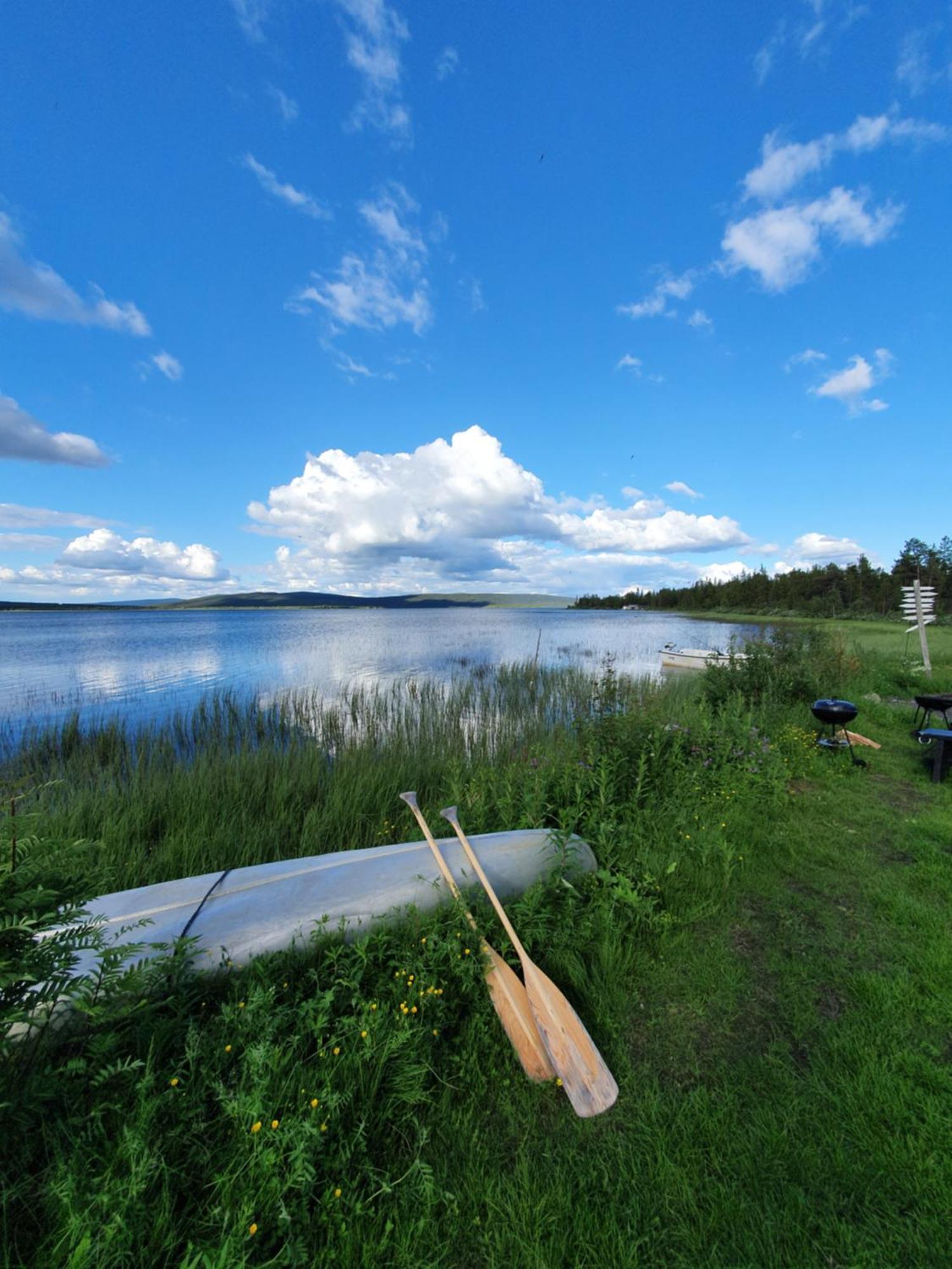 Camp Caroli Wooden Cabins Jukkasjärvi Esterno foto