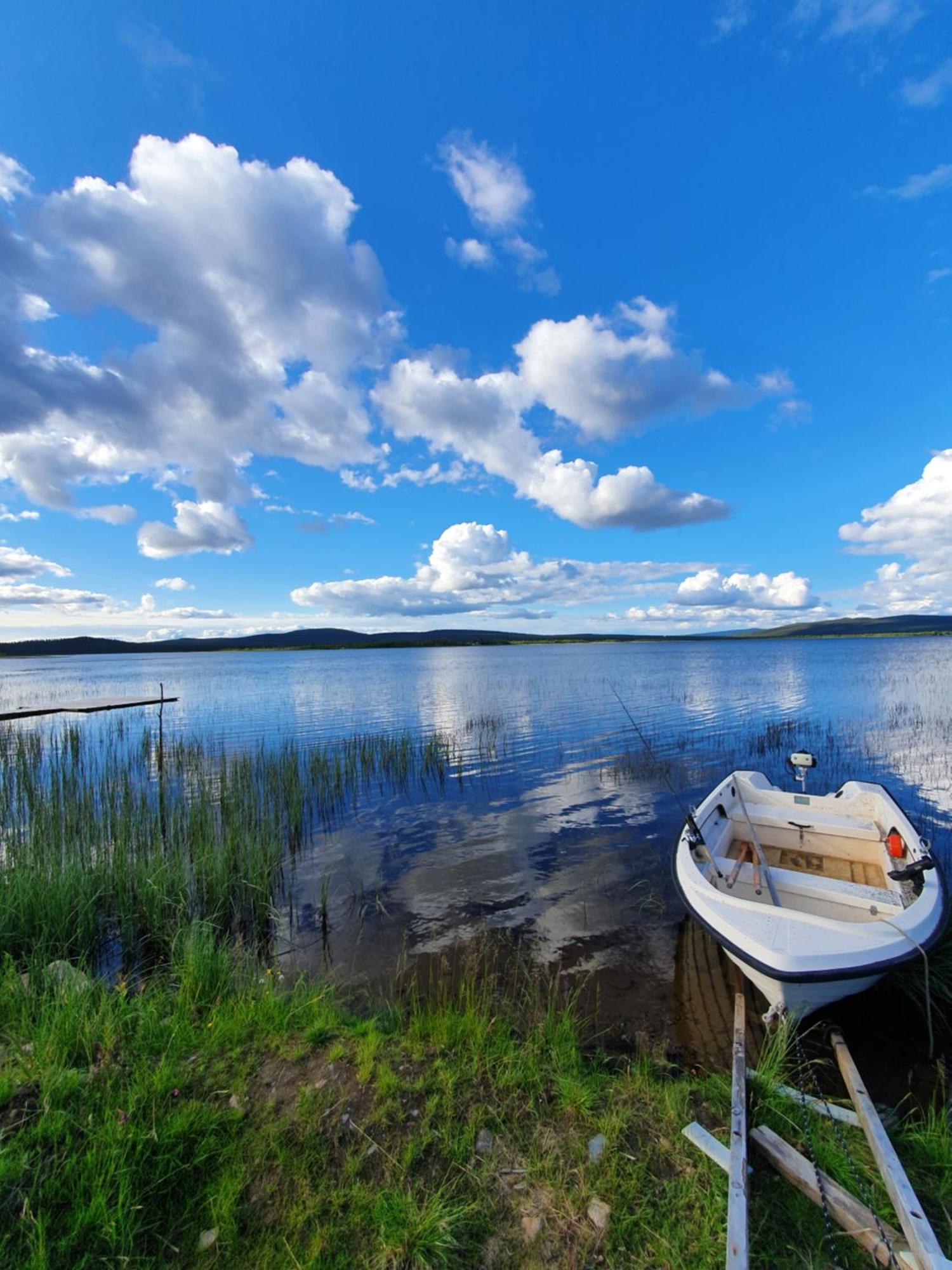 Camp Caroli Wooden Cabins Jukkasjärvi Esterno foto